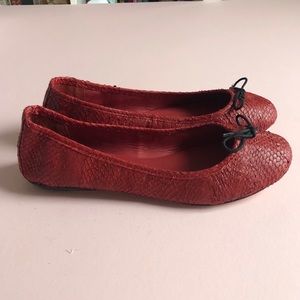 Osklen Salmon Skin ballet flats